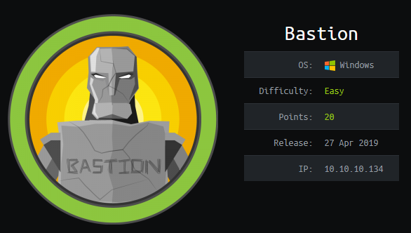 Hack The Box - Bastion