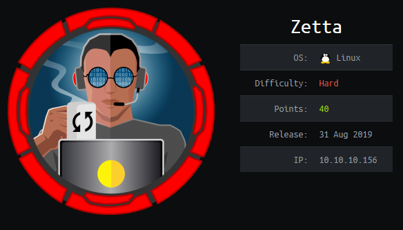 Hack the Box - Zetta
