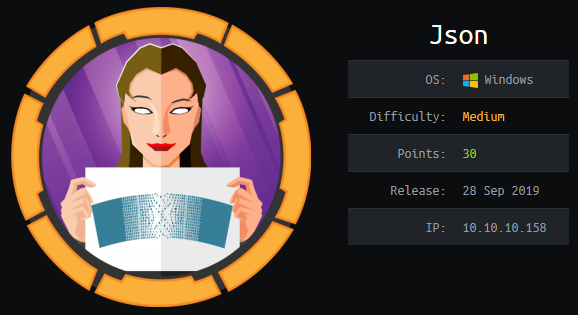Hack the Box - JSON