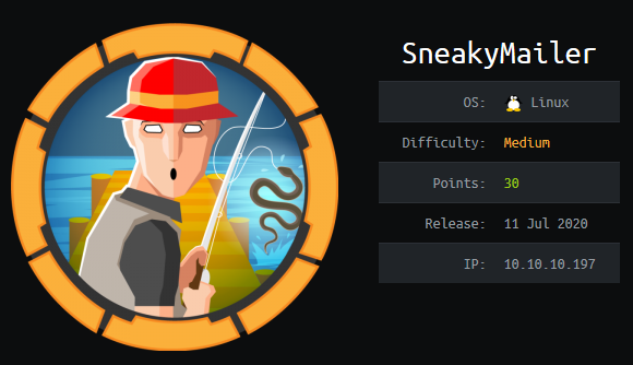 Hack the Box - SneakyMailer